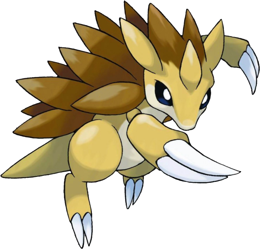 Sandslash Pokemon Illustration PNG Image