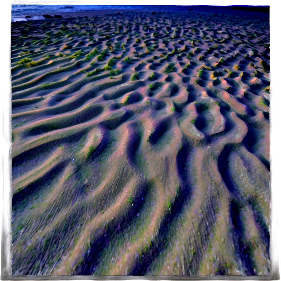 Sandy Beach Sunset Png Kbv PNG Image