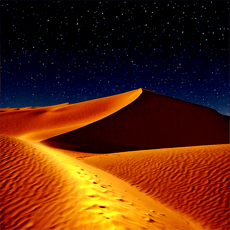 Sandy Dunes Under Starry Sky Png Tla PNG Image