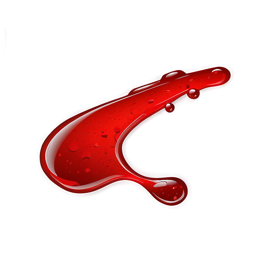 Sanguine Splatter: Blood Drop Vector Png Quo PNG Image