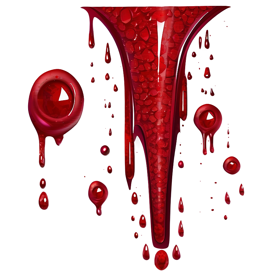 Sanguine Stains: Blood Spot Vector Png 04302024 PNG Image