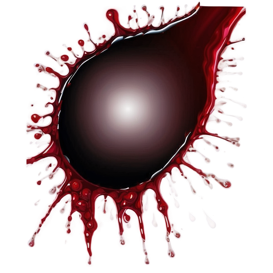 Sanguine Stains: Blood Spot Vector Png Ihf PNG Image