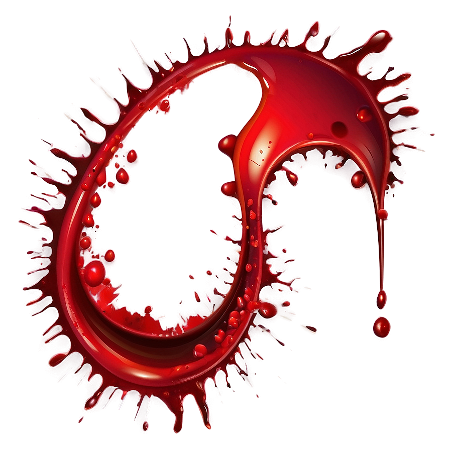 Sanguine Stains: Blood Spot Vector Png Rir53 PNG Image