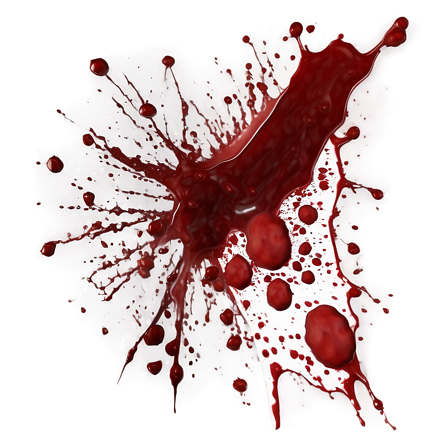 Sanguine Trails: Blood Spatter Effect Png Trd89 PNG Image