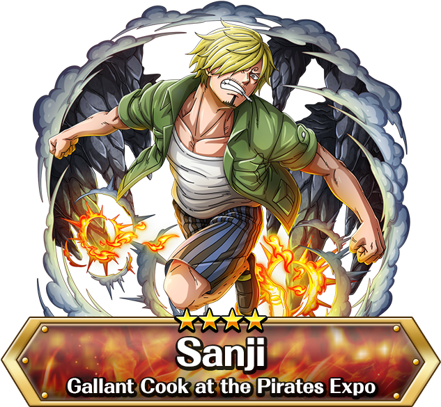 Sanji Gallant Cook Pirates Expo PNG Image