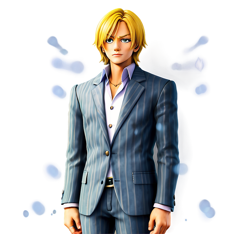 Sanji's Powerful Gaze Png Xmb81 PNG Image