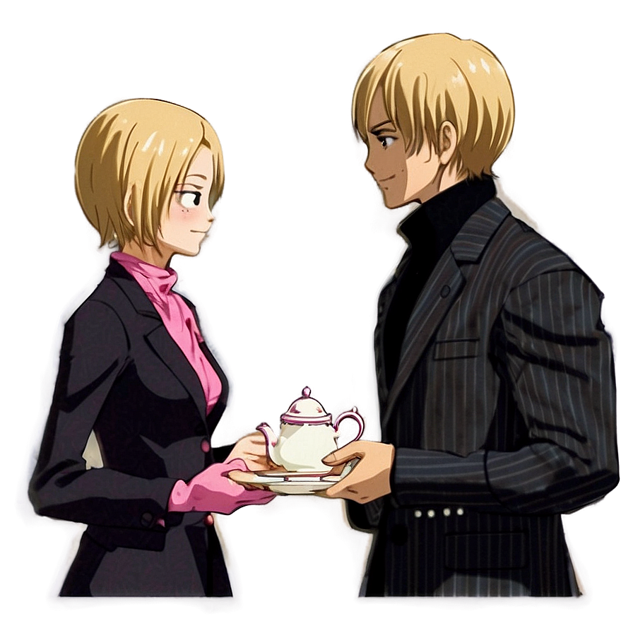 Sanji's Tea Party Infiltration Png Obl81 PNG Image