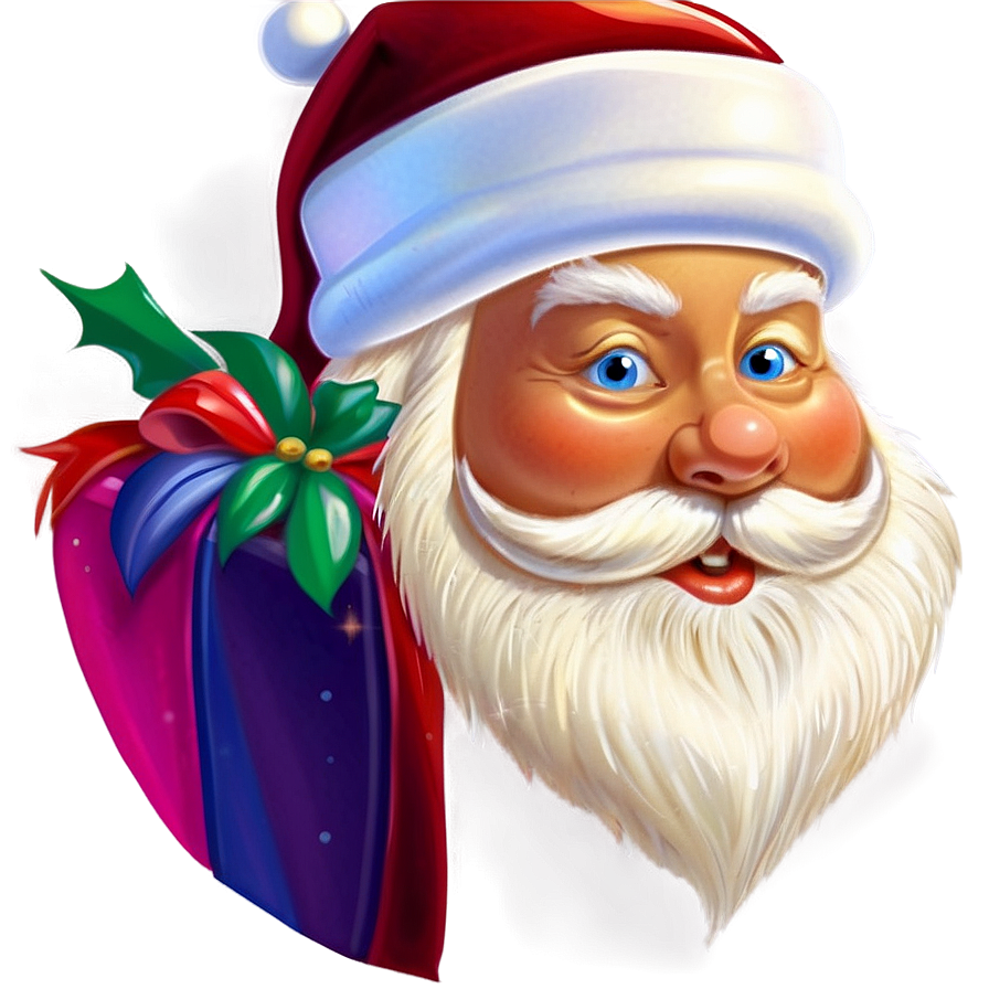 Santa Cartoon A PNG Image