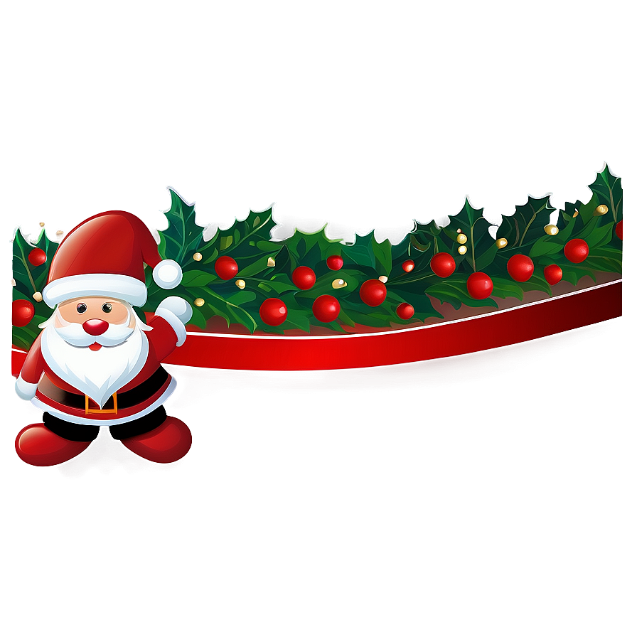 Santa Claus Border Png Sxy PNG Image