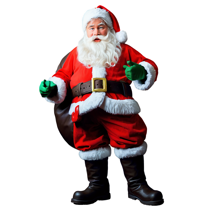 Santa Claus In Snow Png Nsq95 PNG Image