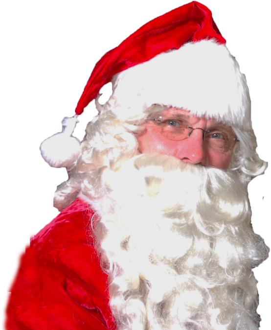 Santa Claus Portrait Transparent Background PNG Image