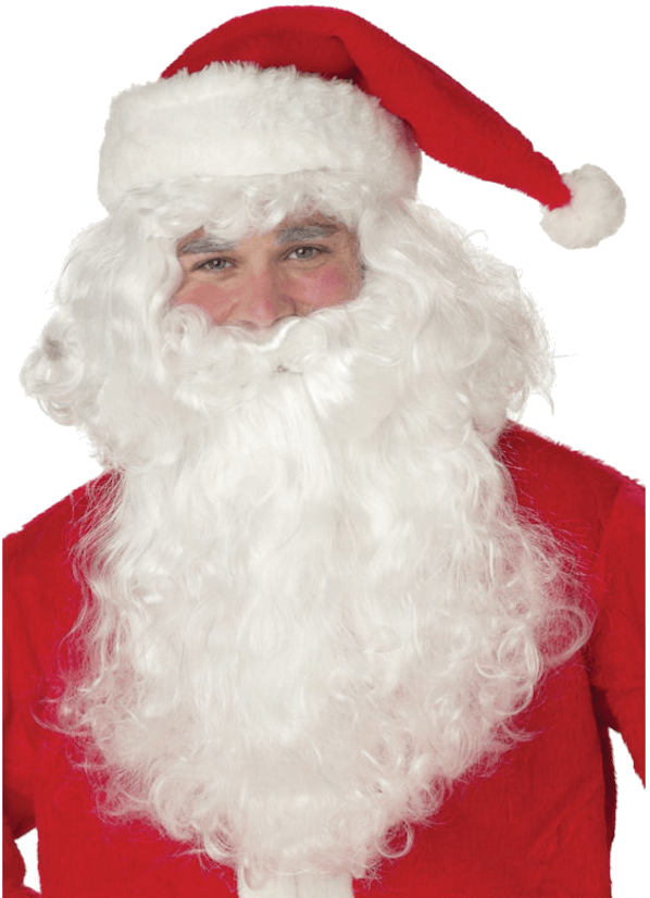 Santa Claus Portraitwith Beard PNG Image