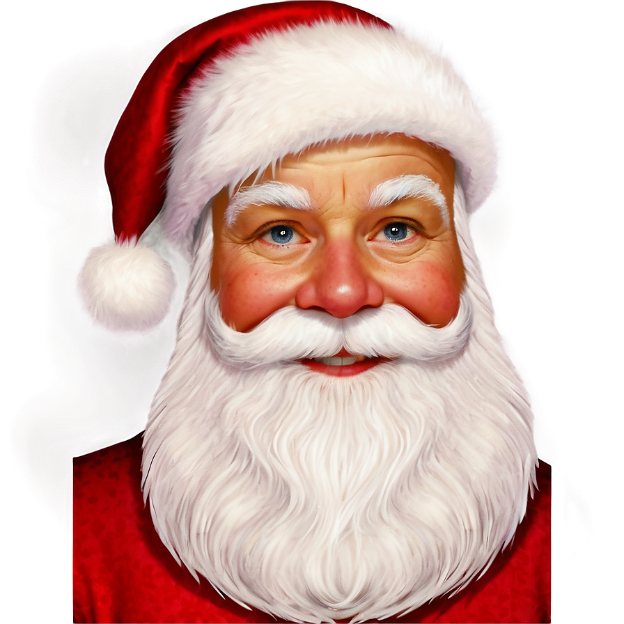 Santa Face D PNG Image