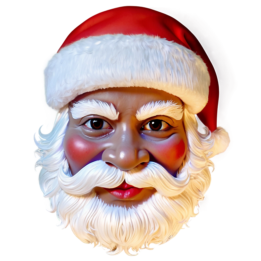 Santa Face For Holiday Decor Png 12 PNG Image