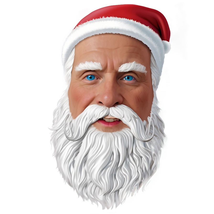 Santa Face Png 05042024 PNG Image