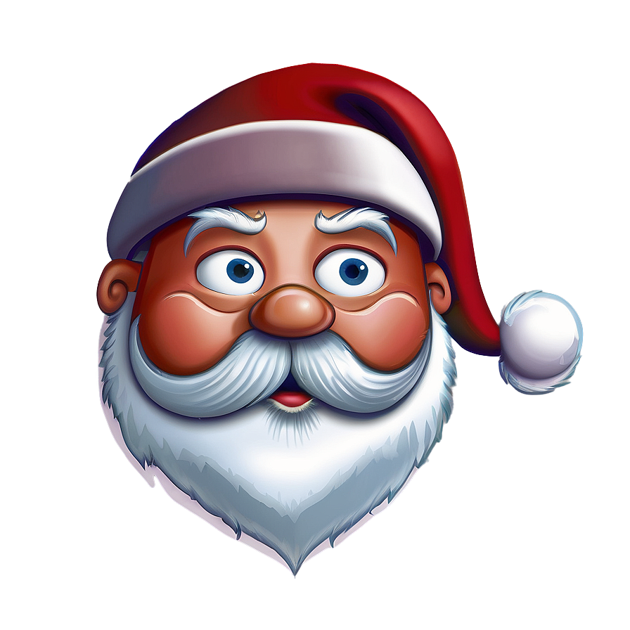 Santa Face Png 06282024 PNG Image