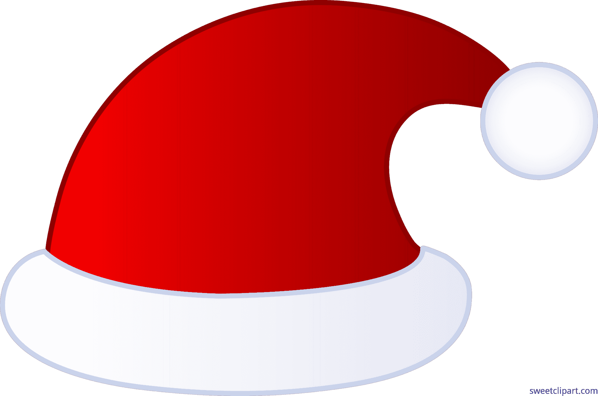 Santa Hat Transparent Background PNG Image