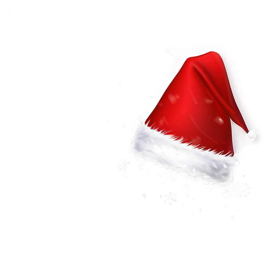 Santa Hat With Snowflakes Png 10 PNG Image