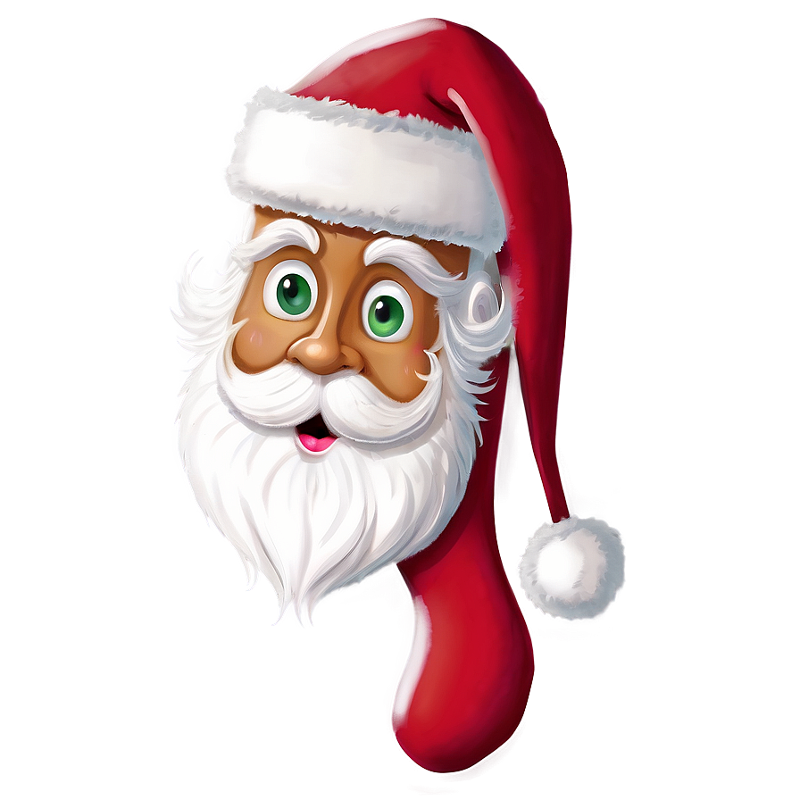 Santa Head Christmas Png 05242024 PNG Image