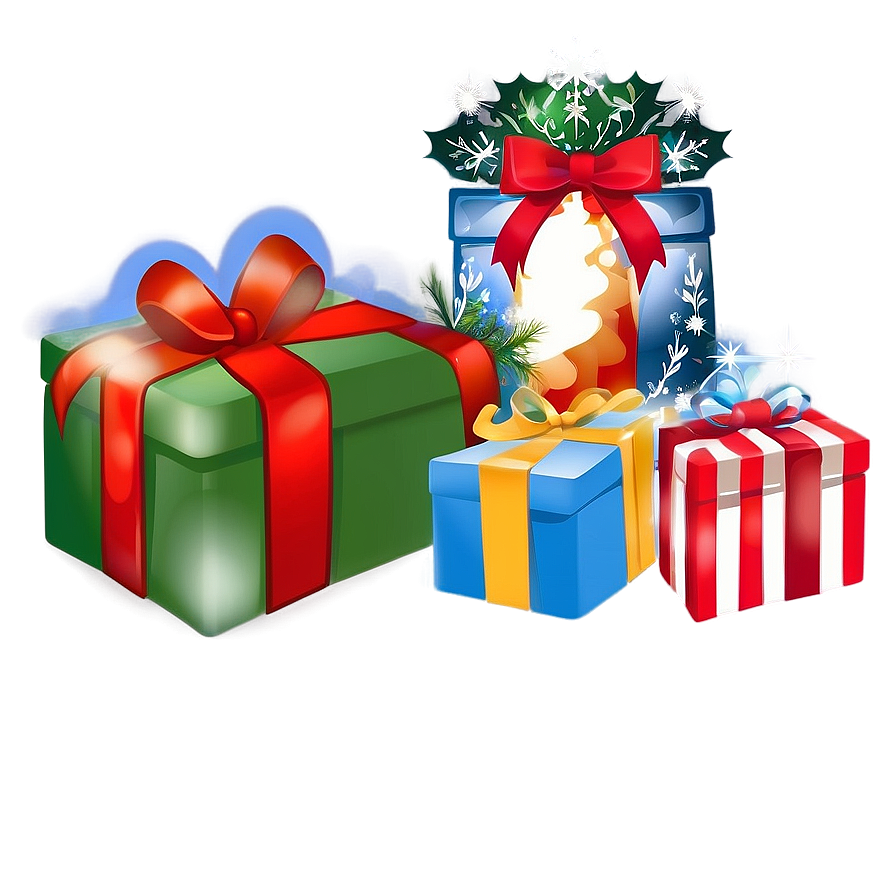 Santa's Christmas Gifts Png 98 PNG Image