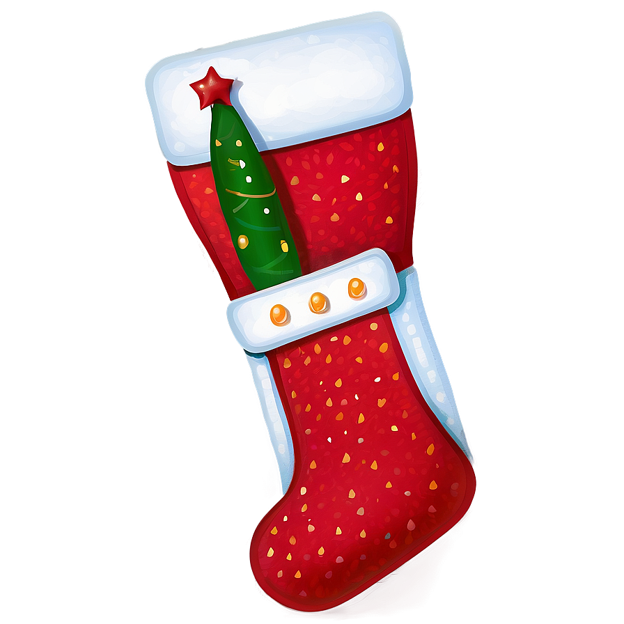 Santa Stocking Png 65 PNG Image