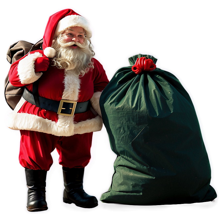 Santa With Sack Clipart Png 06262024 PNG Image