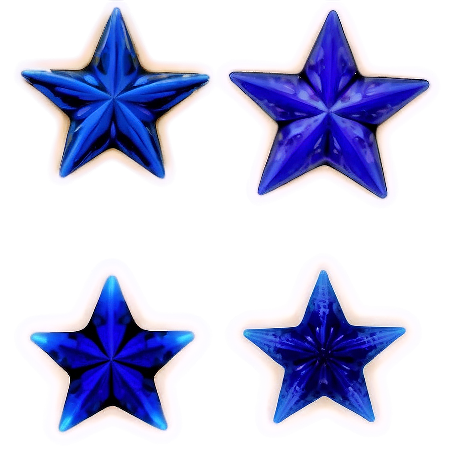 Sapphire Blue Stars Png Otl61 PNG Image