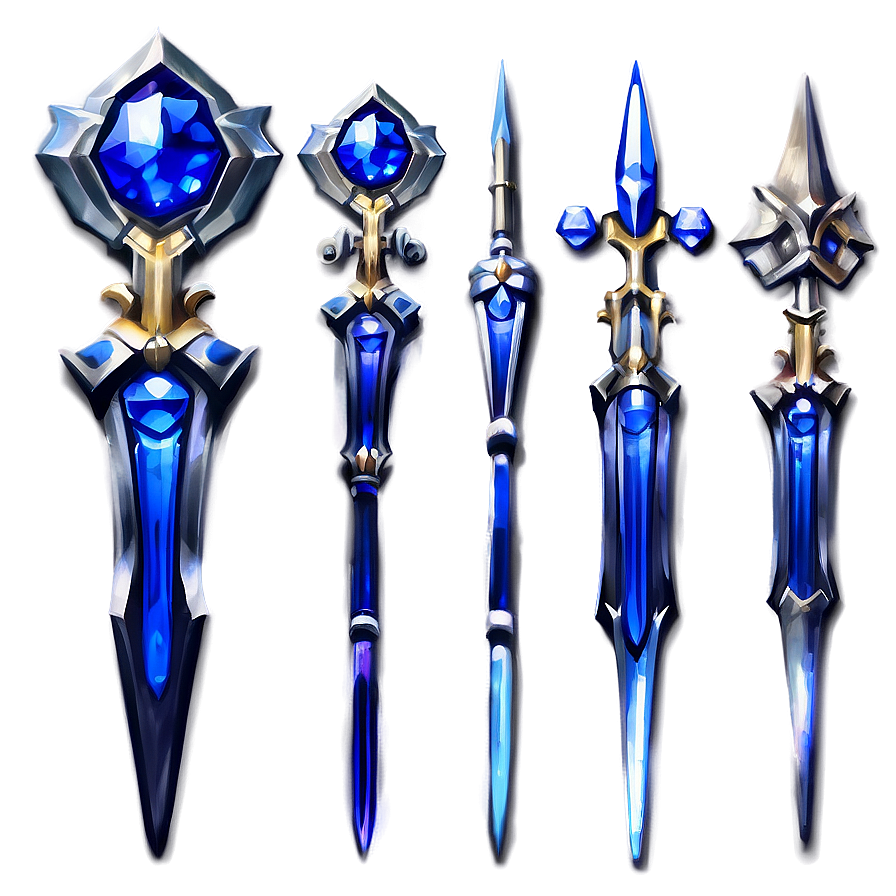 Sapphire Scepter Png Mve PNG Image