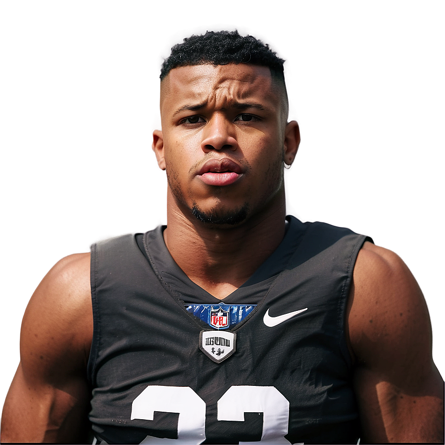 Saquon Barkley Sideline Focus Png Fdt69 PNG Image