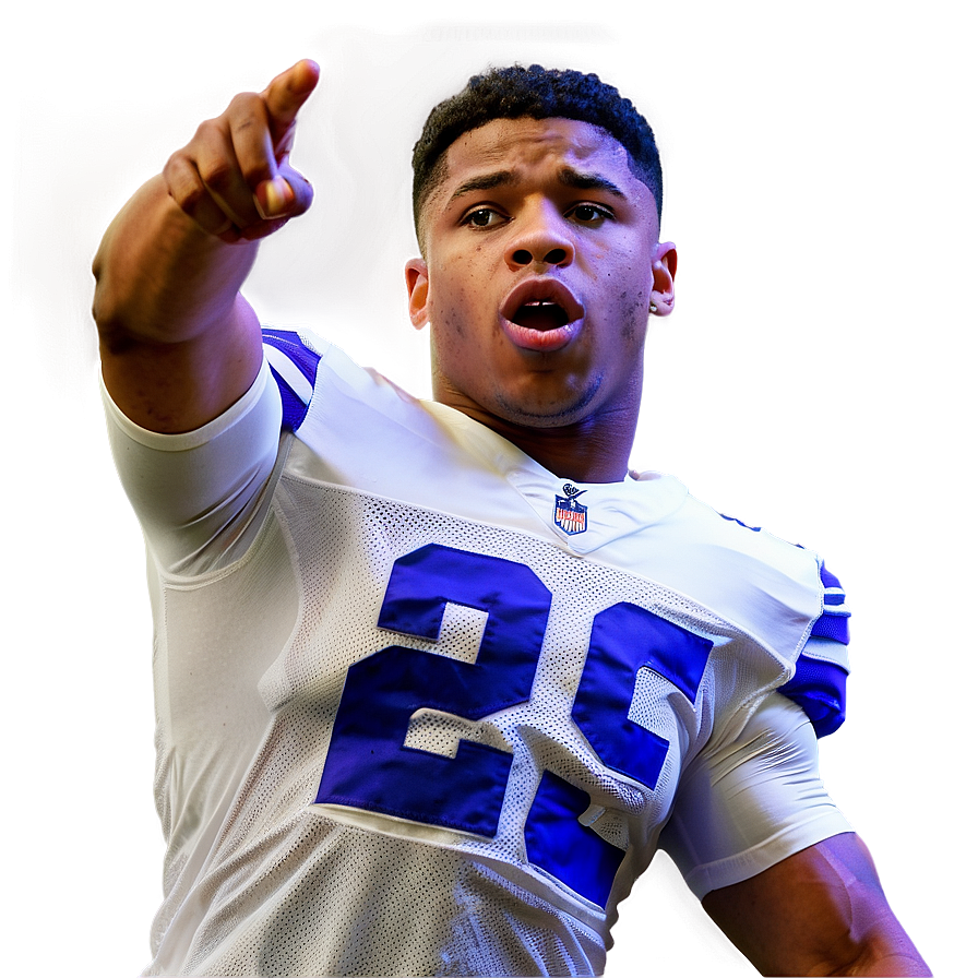 Saquon Barkley Touchdown Celebration Png Ews47 PNG Image