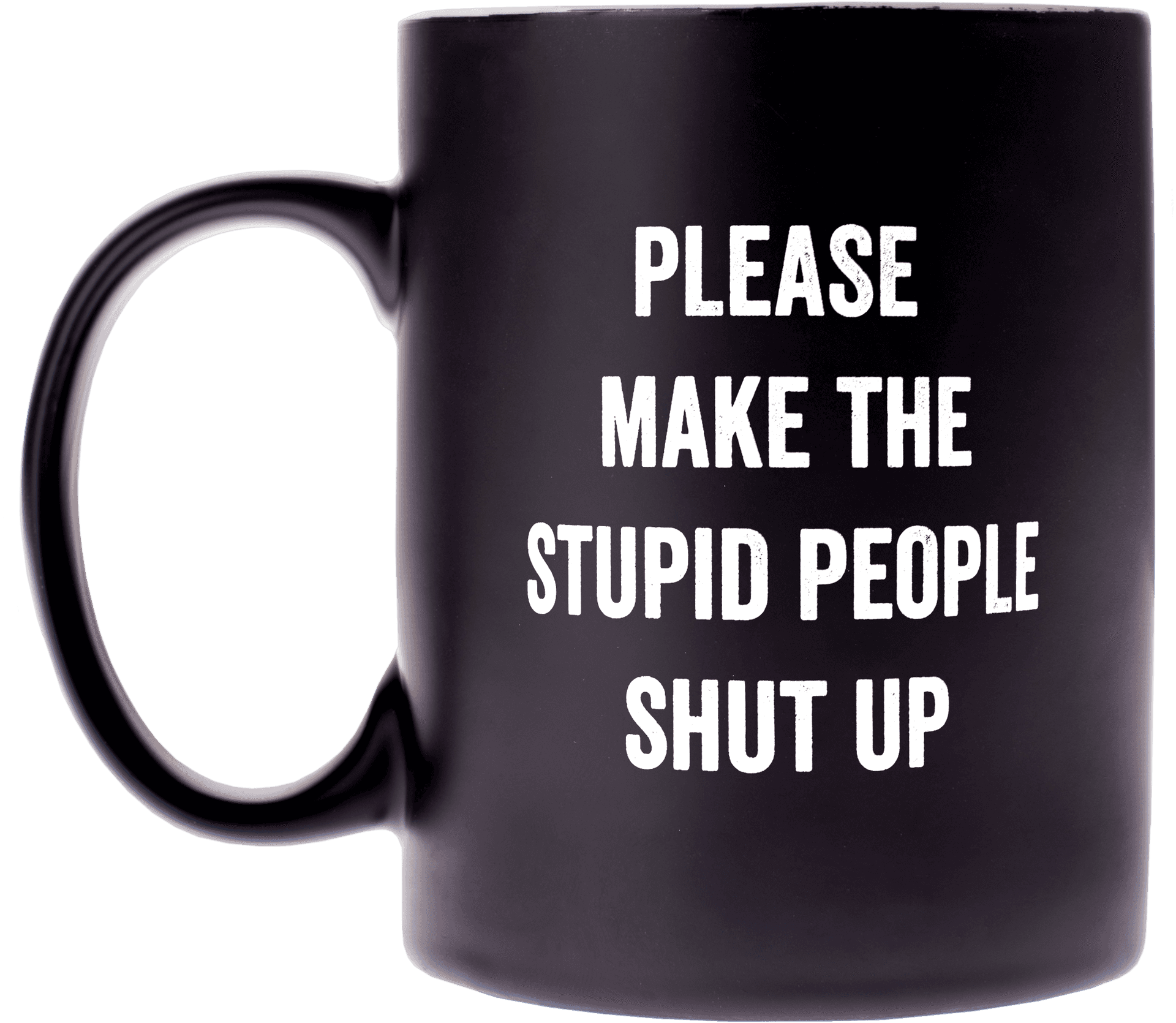 Sarcastic Message Mug PNG Image