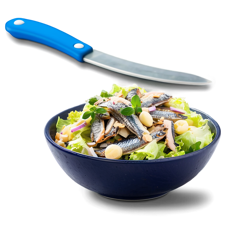 Sardine Salad Topping Png 06252024 PNG Image