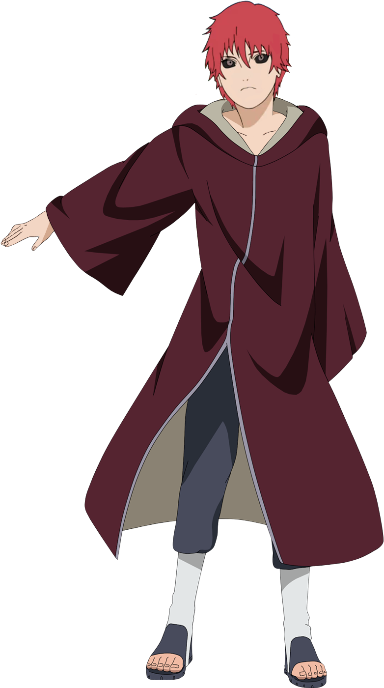 Sasori Akatsuki Member Standing PNG Image