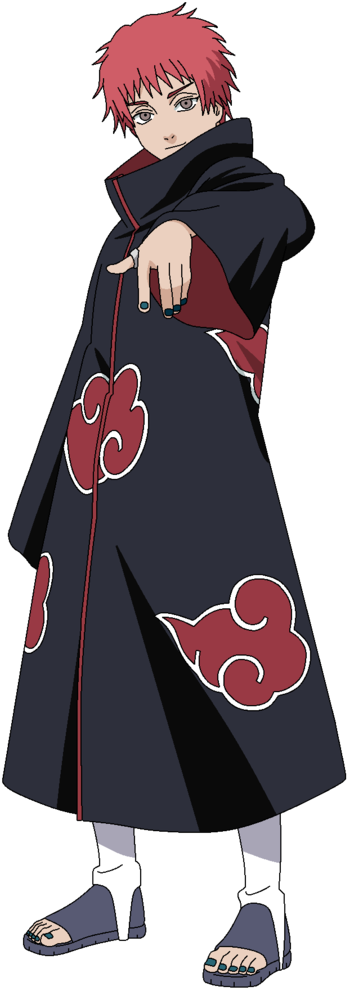 Sasori Akatsuki Member Standing PNG Image