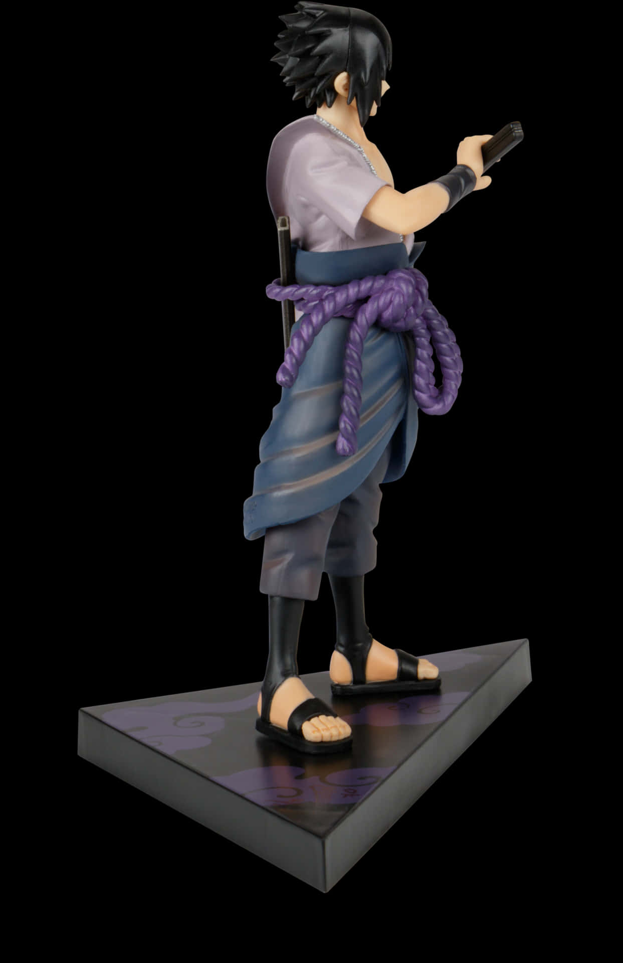 Sasuke Figure Profile View PNG Image