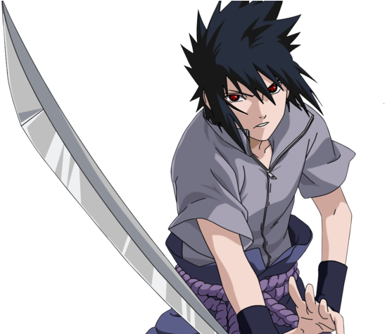 Sasuke Uchiha Readyfor Battle.png PNG Image