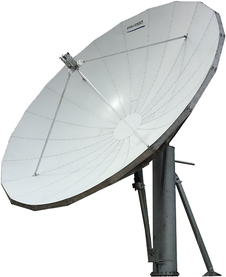 Satellite Dish Antenna Profile PNG Image