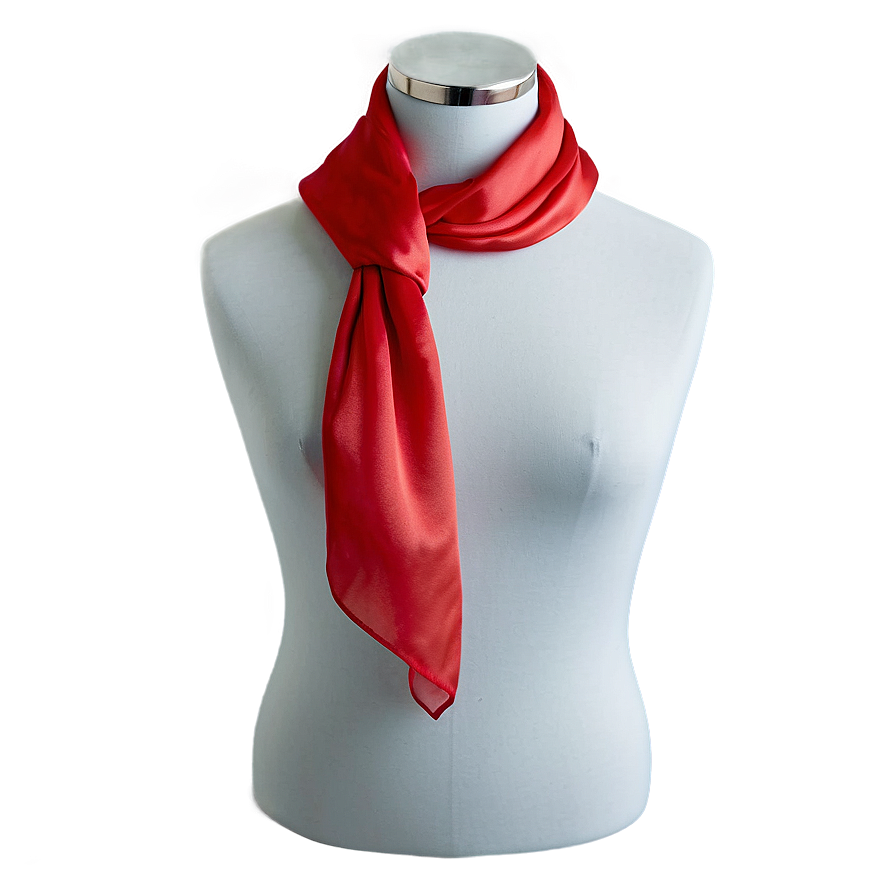 Satin Red Scarf Png 59 PNG Image