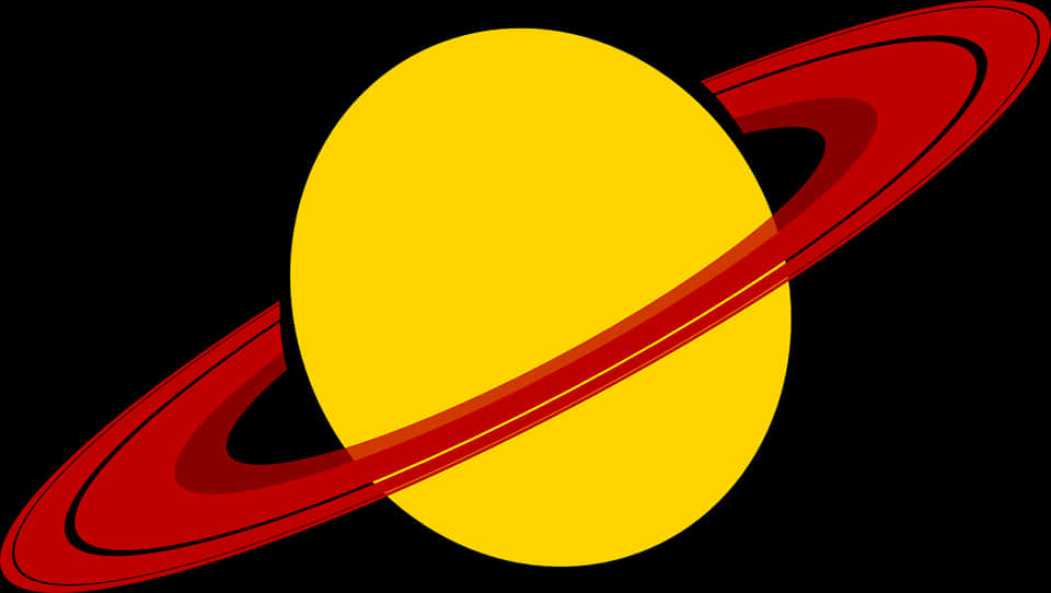 Saturn Vector Illustration PNG Image