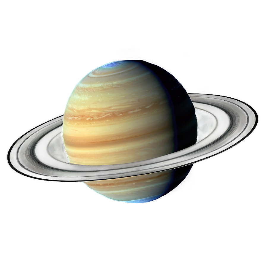 Saturn With Aurora Png Sxs PNG Image