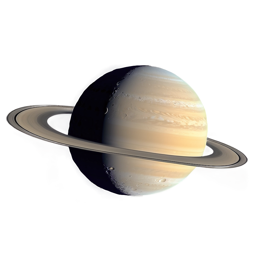 Saturn With Moons Png Trc28 PNG Image