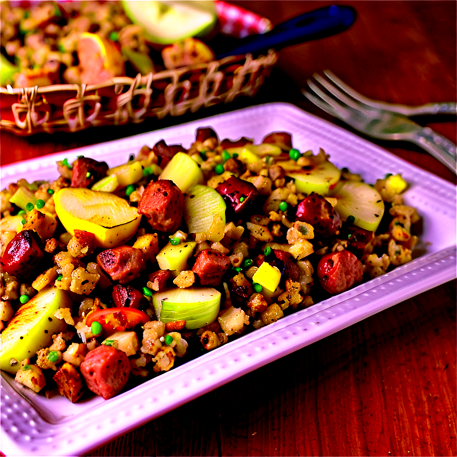 Sausage And Apple Stuffing Png 06272024 PNG Image