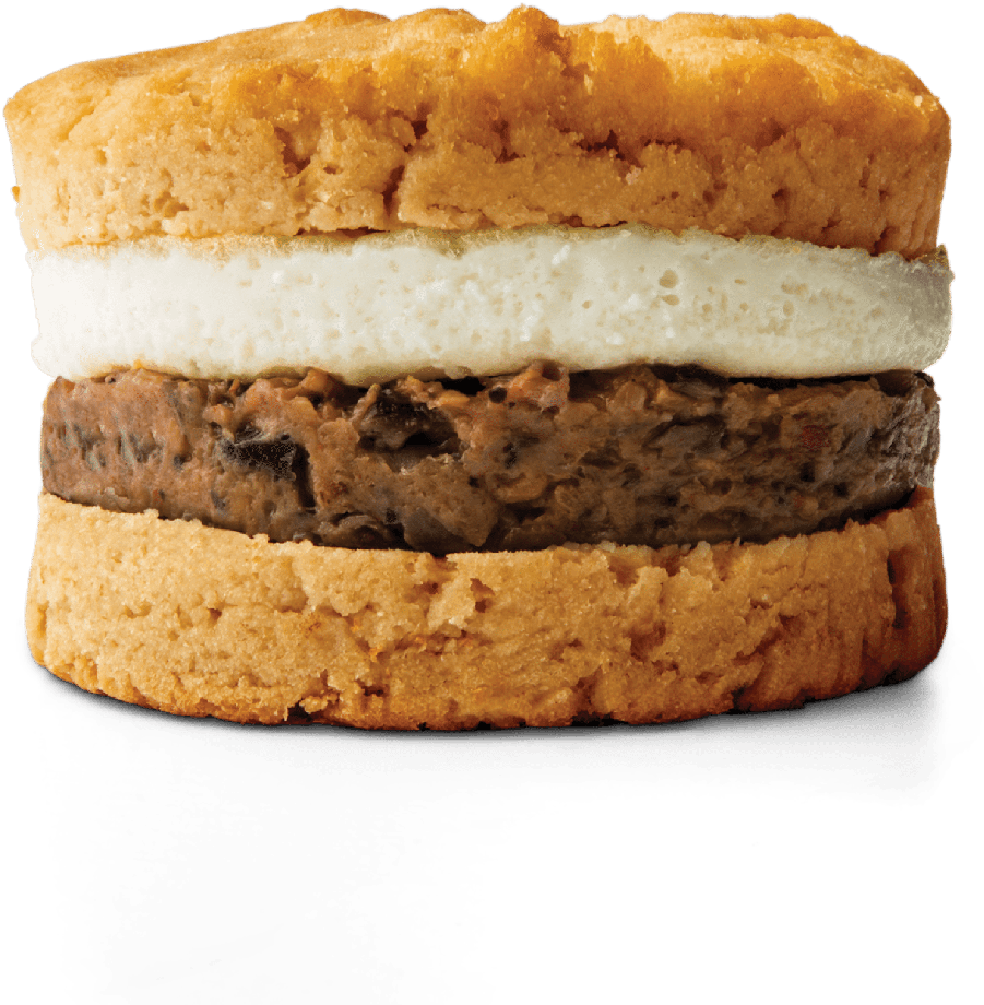 Sausage Egg Biscuit Sandwich PNG Image