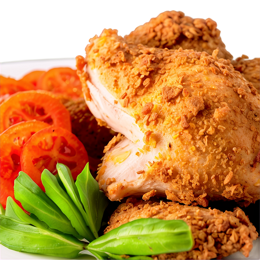 Savory Fried Chicken Png Lpq PNG Image