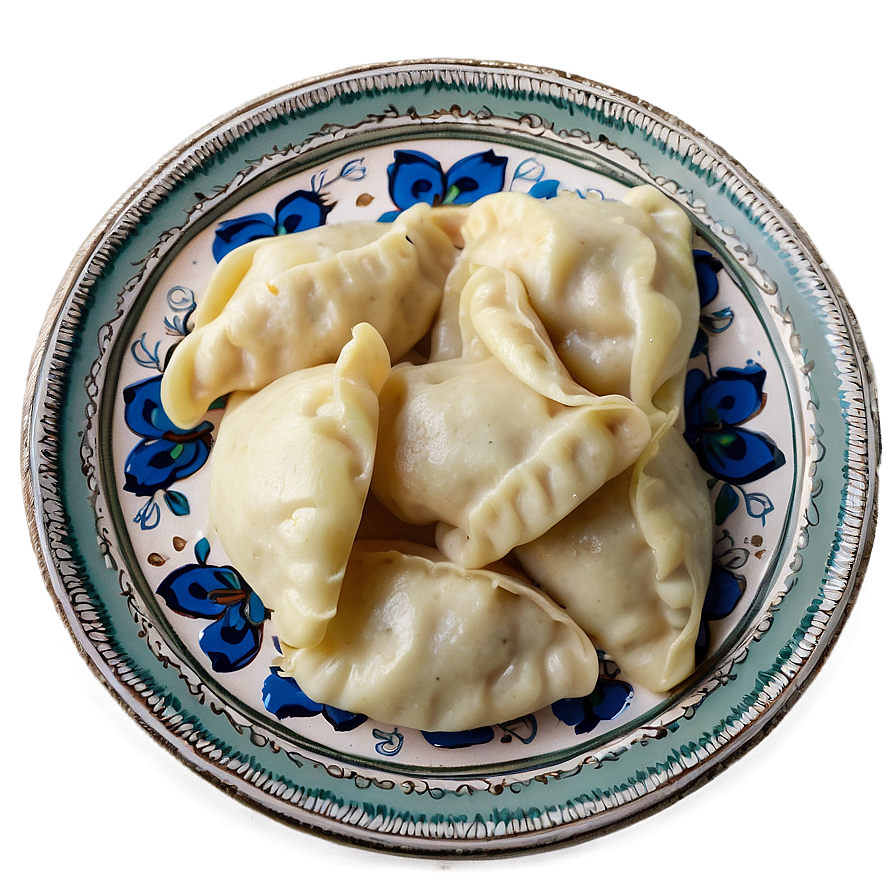 Savory Meat Filled Pierogi Png 06252024 PNG Image