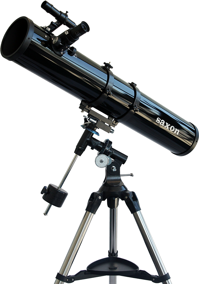 Saxon Telescopeon Tripod PNG Image