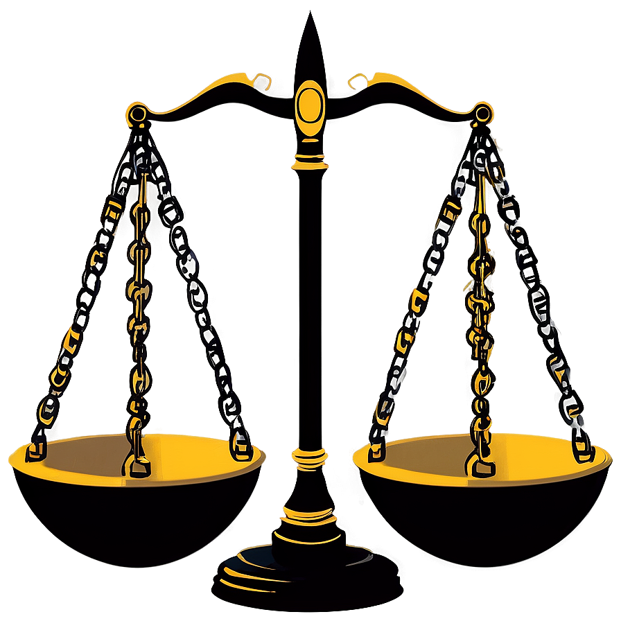 Scales Of Justice Graphic Png 06132024 PNG Image