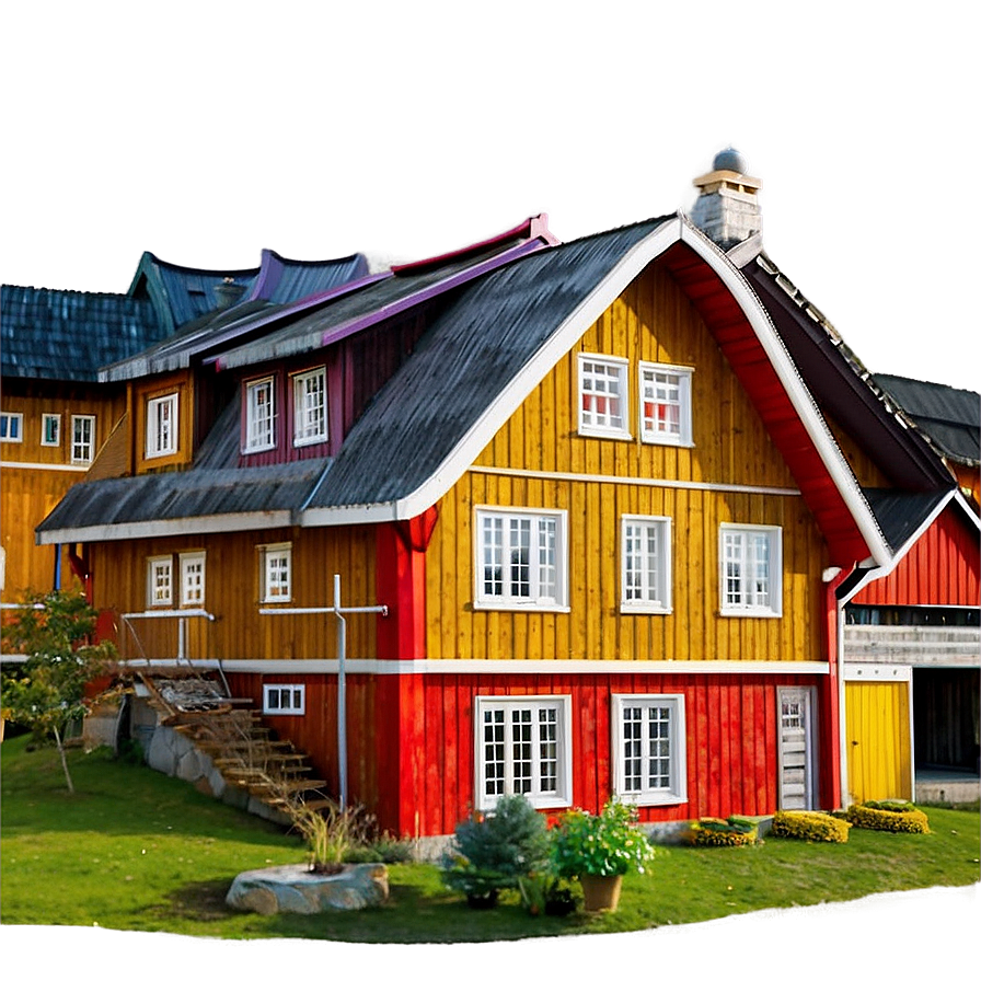 Scandinavian Houses Png 05252024 PNG Image