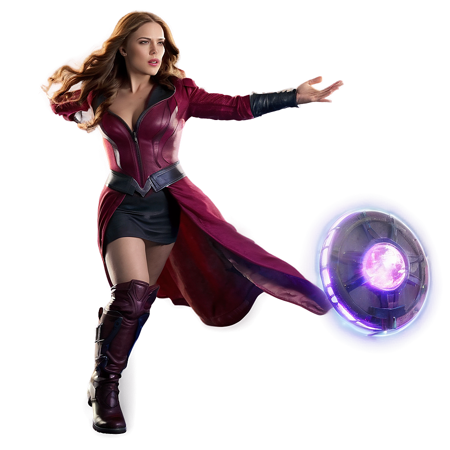 Scarlet Witch In Action Png Ica PNG Image