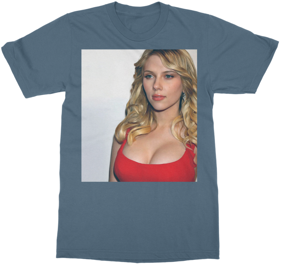 Scarlett Graphic Tshirt Design PNG Image